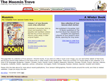 Tablet Screenshot of moomintrove.com